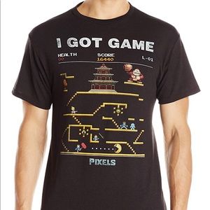 Pixels Men's I Got Game Movie Video T-Shirt Size S